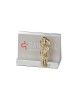 PANDORA ARTSHOP CARDHOLDER JUSTICE SYMBOL BRONZE AND ALUMINIUM 8x7x2.5cm