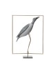 PANDORA ARTSHOP BIRD ON HIS PERCH PORCELAIN-BRONZE 38x27cm