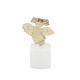 Little angel bronze on marble base 13x7x5cm.