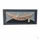 PANDORA ARTSHOP WALLPIECE CERAMIC COUPLE ON WOODEN FRAME 60x30cm
