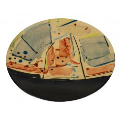 PANDORA ARTSHOP CERAMIC HANDPAINTED PLATTER 38cm