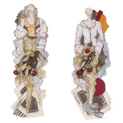WALLPIECE COUPLE FOR WEDDING GIFT-DECORATION