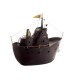 Ship copper & brass 27x30x11cm.
