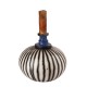 Ceramic ornament stoneware raku 22cm.