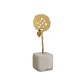 Tree of love and hope brass on marble 18x5cm.
