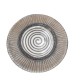 Πιατέλα σπείρα κεραμικό stoneware , τεχνική raku 24cm.