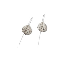 PANDORA ARTSHOP EARRINGS SILVER  925° 3x2 cm