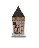 PANDORA ARTSHOP THE BEST MOTHER WOODEN HOUSE PAINTING 13x6.5x4.5cm