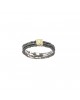 PANDORA ARTSHOP RING GOLD 18k OXIDIZED SILVER  925° No 54