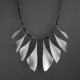 PANDORA ARTSHOP PENDANT SILVER 925° HEMATITE 42-49 cm