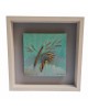 PANDORA ARTSHOP WALLPIECE OLIVE BRANCH PAINTING,BRASS 35x35cm