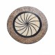 PANDORA ARTSHOP PLATTER CERAMIC STONEWARE RAKU 43cm.