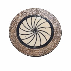 ΠΑΝΔΩΡΑ ARTSHOP ΠΙΑΤΕΛΑ ΚΕΡΑΜΙΚΟ STONEWARE RAKU 43cm.