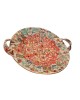 PANDORA ARTSHOP CERAMIC PLATTER WITH HANDLES 45cm.