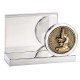 Καρτοθήκη μικροσκόπιο ορείχαλκος & αλουμίνιο 10,3x6,8x4,4 cm