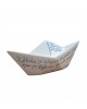 Ship with message Greece eartenware 21x9x9cm