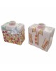 Ceramic vases couple clay stoneware 16x14x8cm / 16x14x8cm