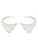 Earrings  silver 925° 3.5x4cm