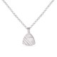 Pendant silver 925° 1.2x1.2cm silver chain 925° 44cm
