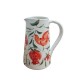 Jug ceramic handpainted 21x13cm