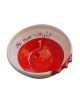 Bowl handmade handpainted pomegranate clay 12cm