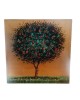 Pomegranate tree painting on plexiglass 20x20x2cm