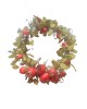 Pomegranate wreath clay stoneware 28cm.