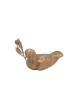 Dove with olive branch bronze 8x14 cm