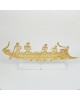 The Argonauts , Gold-plated 24K bronze on acrylic base 10x22x3cm