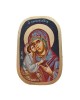 Icon Virgin Mary Christ egg-tempera , wood 22x14x3cm