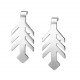 Earrings Ear cuffs “Tree of life”  silver 925° 1.2 x 2.3 cm