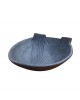 Platter black clay stoneware 29x8cm