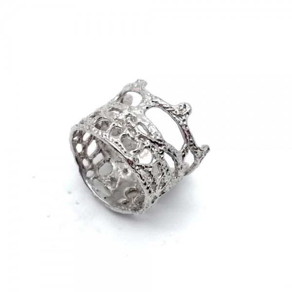 Ring silver 925° 2.7 cm size 55