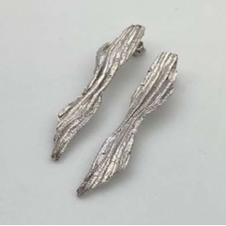 Earrings silver 925°  6.5x1.2cm