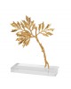 Myrtle Tree gold-plated 24K bronze on acrylic base 18x14x4.5cm