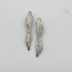 Σκουλαρίκια σε ασήμι 925° 6.5x1.2cm