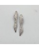 Earrings silver 925°  6.5x1.2cm