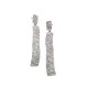 Earrings silver 925° 8x1cm