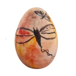 Easter egg handpainted ceramic 14cm