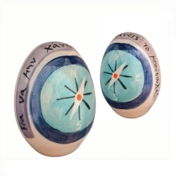 Easter egg handpainted ceramic 11cm