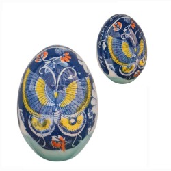 Easter egg handpainted ceramic 11cm