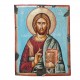 Εικόνα ο Ιησού Χρηστός ο Παντοκράτωρ αυγοτέμπερα σε ξύλο 40x31.5x4.5cm