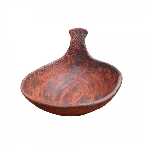 Platter clay stoneware 29x35x19cm