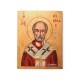 Icon Saint Nicolaos egg tempera on wood 14x11x1.5cm