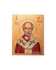 Icon Saint Nicolaos egg tempera on wood 14x11x1.5cm