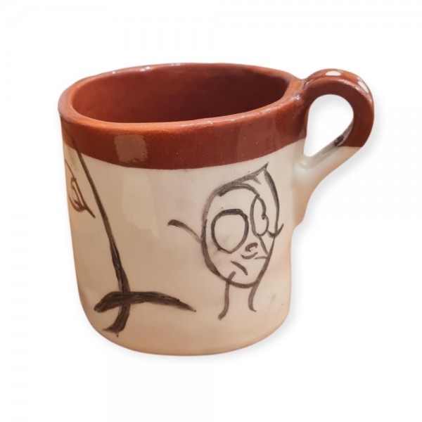 Κούπα από πηλό stoneware 9x10cm