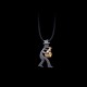 Pendant saxophone silver 925° 2.5x1.4cm .