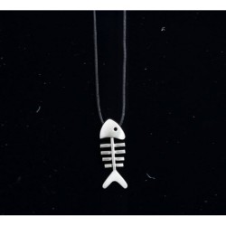 Pendant straight herribone silver 925°  3.5x1.2cm.