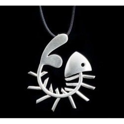 Pendant spinning herribone silver 925°  3.4x3cm.