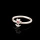 Ring flower silver 925° 1cm. No 52